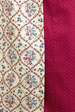 Hiebaum Damen Dirndl "Katharina" - Traditionell | Rot Blau 60cm