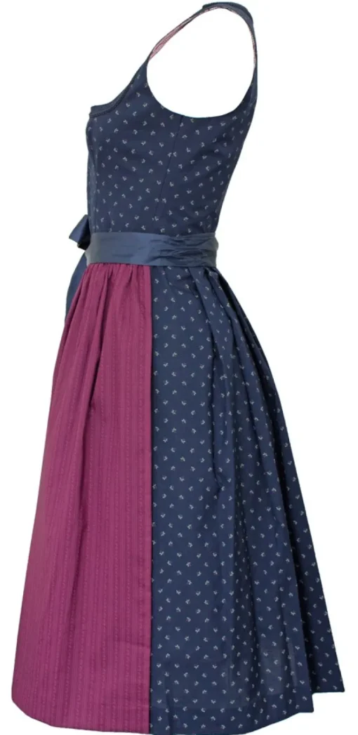 Hiebaum Dirndl "Juliet" - Traditionell | Blau Beere 70cm