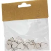 Holz Streudeko Herzen Weiß 24 Stck. - Ø 1,5 cm | 08269 Hochzeit Tischdekoration