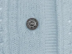 Huber Trachten Strickjacke "Alia" für Mädchen | Eisblau
