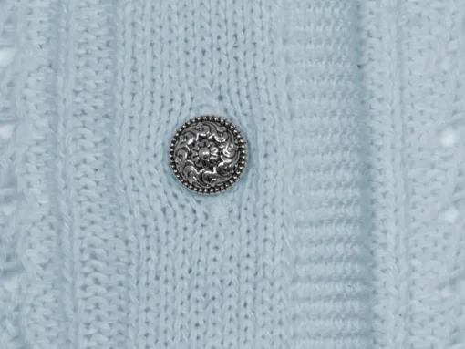 Huber Trachten Strickjacke "Alia" für Mädchen | Eisblau
