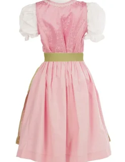 Isar-Trachten Kinder Dirndl "Prinzess" 3-tlg. mit Bluse 43102 | Festlich - Rosa Grün