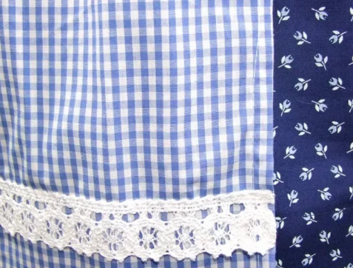 Isar-Trachten Kinder Dirndl "Melanie" 3-tlg. mit Bluse 64376 | Traditionell Blau