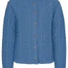 Isar-Trachten Kinder Strickjacke "Leonie" Ajourmuster 47063 | Marineblau
