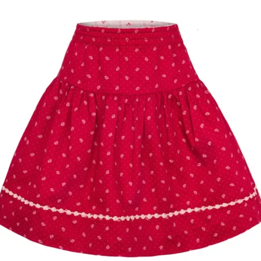 Isar-Trachten Mädchen Wenderock "Lisa" 60810 | Rosa Rot
