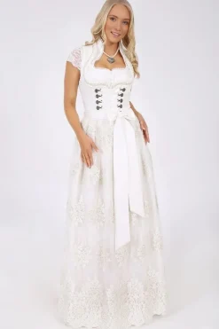 Krüger Collection Damen Dirndlbluse "Cara" 26101 - Ecru