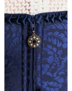 Krüger Collection Dirndl "Donata" 112167 | Dunkelblau 60cm