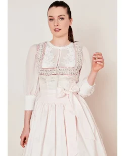 Krüger Collection Dirndl "Clara" 112866 | Rose 70cm