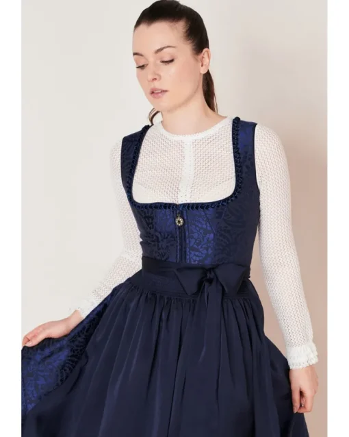 Krüger Collection Dirndl "Donata" 112167 | Dunkelblau 60cm