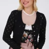 Krüger Damen Trachten Strickjacke "Florentine" 38701 | Schwarz