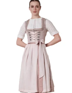 Krüger Dirndl "Enid" Elegant 114265 | Rosa - 70cm