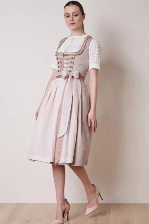 Krüger Dirndl "Enid" Elegant 114265 | Rosa - 70cm