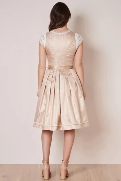 Krüger Dirndl "Kailia" Spitzenschürze 417565 | Natur 60cm
