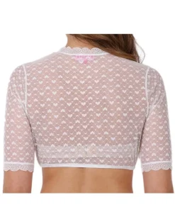 Krüger Dirndlbluse "Kiana" mit Lochausschnitt 037182 | Ecru