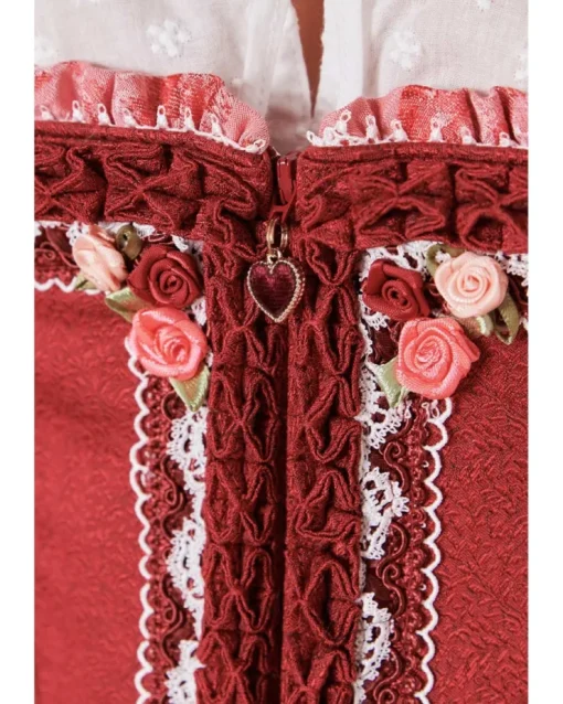 Krüger MADL Dirndl "Ulrika" 415566 | Rot 50cm