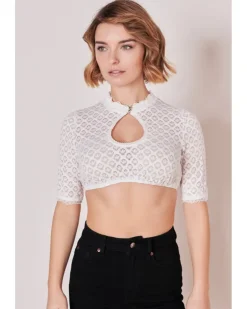 Krüger Madl Dirndlbluse "Franja" Halbarm 316167 | Ecru