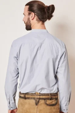 Krüger Trachtenhemd "Erwin" mit Stehkragen 911365 | Blau