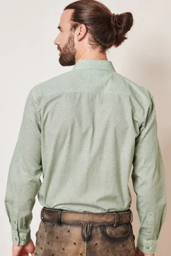 Krüger Trachtenhemd "Igor" mit Muster 911765 | Grün