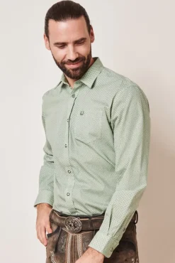 Krüger Trachtenhemd "Igor" mit Muster 911765 | Grün