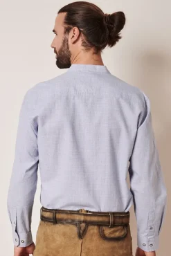 Krüger Trachtenhemd "Laurine" mit Stehkragen 913862 | Blau