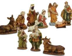 Krippenfiguren Set "Traditionell" 11-tlg. 7-9 cm Weihnachtskrippe | 78463