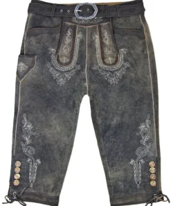 Lekra Kniebund Lederhose Volmar - Wood