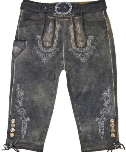 Lekra Kniebund Lederhose Volmar - Wood