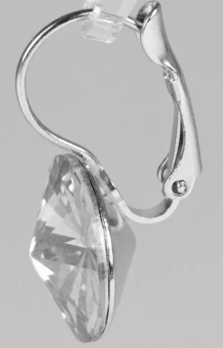 LUISIA® 12 mm Ohrringe Rivoli mit Kristallen von Swarovski® - Emerald / Smaragdgrün