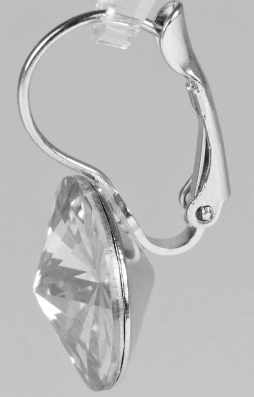 LUISIA® 12 mm Ohrringe Rivoli mit Kristallen von Swarovski® - Emerald / Smaragdgrün