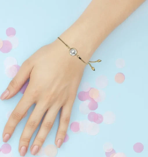LUISIA® Armband "Ciri" mit Kristallen von Swarovski® - Silber / Light Rose