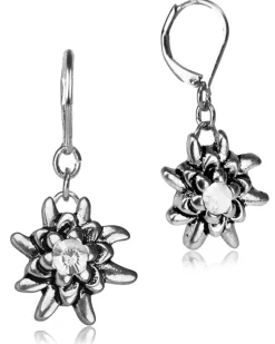 LUISIA® Edelweiß Ohrhänger "Emilia" mit Kristallen von Swarovski® | Crystal / Kristall - Ohrringe
