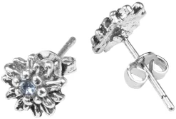 LUISIA® Edelweiß Ohrringe Marla mit Kristallen von Swarovski® - Hellblau