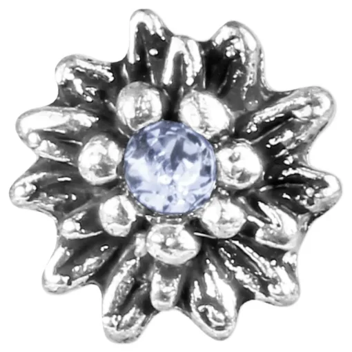 LUISIA® Edelweiß Ohrringe Marla mit Kristallen von Swarovski® - Hellblau