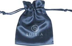 LUISIA® Einreihiger Armreif "Fjella" mit zwei Kristallen von Swarovski® - Silber / Ocean Delite
