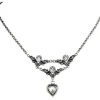 LUISIA® Halskette Isabel mit Herz und Kristallen von Swarovski® - Kristall