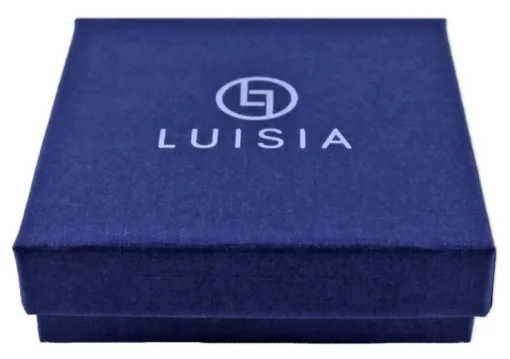 LUISIA Halskette Leandra mit Herzblüten - Hellbraun
