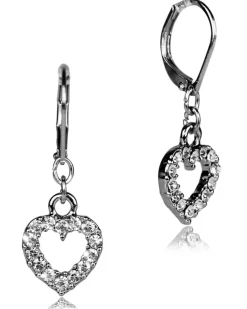 LUISIA® Herz Ohrringe "Evie" mit Kristallen von Swarovski® | Kristall