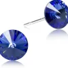 LUISIA® Ohrstecker mit Kristallen von Swarovski® - 6 mm Safir / Royalblau
