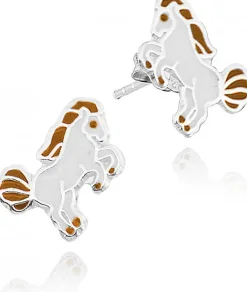 LUISIA® Ohrstecker "Pferd" E-15084 - 925 Sterling Silber
