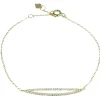 LUISIA® Vergoldetes Damen Armband mit Strass - 925 Silber mit Zirkonia Spange