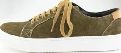 Maddox Herren Leder Sneaker Grannos - Trachten Schuhe Moor Braun