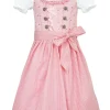 MADDOX Kinder Dirndl "Zillertal" 3-tlg. | Blümchen Rosa Weiß