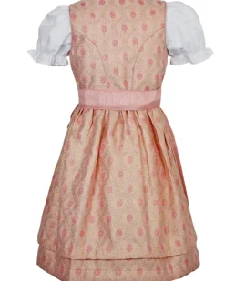 MADDOX Kinder Dirndl "Gabriella" 3-tlg. mit Bluse | Rosa Glitzer
