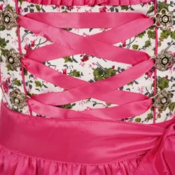 MADDOX Kinder Dirndl "Zermatt" 3-tlg. | Streublümchen Pink Weiß
