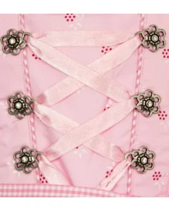 MADDOX Kinder Dirndl "Zillertal" 3-tlg. | Blümchen Rosa Weiß