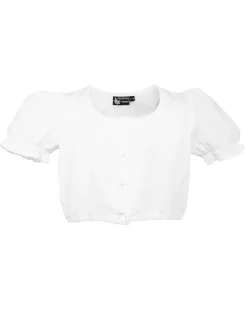 MADDOX Kinder Dirndl "Zillertal" 3-tlg. | Blümchen Rosa Weiß