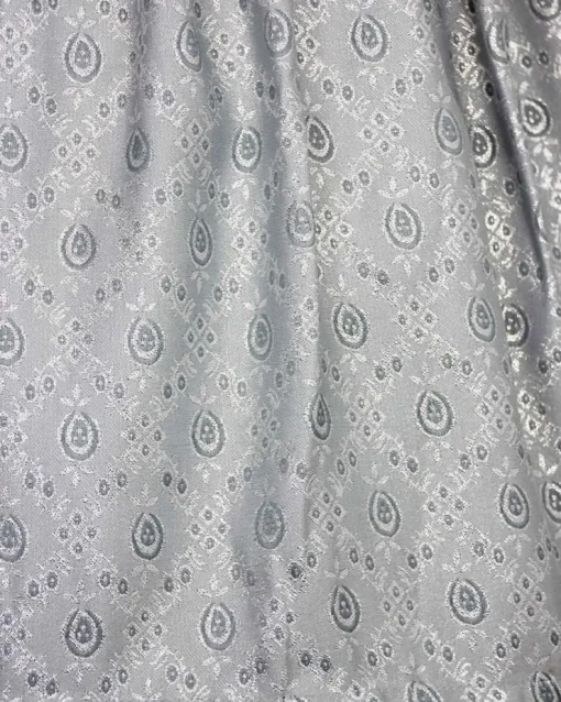 MADDOX Kinder Dirndl "Gabriella" 3-tlg. mit Bluse | Silber Glitzer
