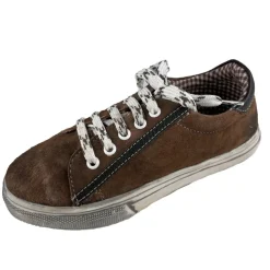 MADDOX Kinder Leder Schuhe Sneaker "Oskar" | Nappato Wood