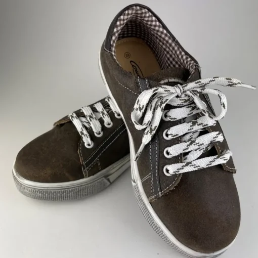 MADDOX Kinder Lederschuhe Sneaker "Oskar" | Bernstein