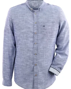 MADDOX Kinder Trachtenhemd "Justus" mit Hirschstickerei K-106 | Blau